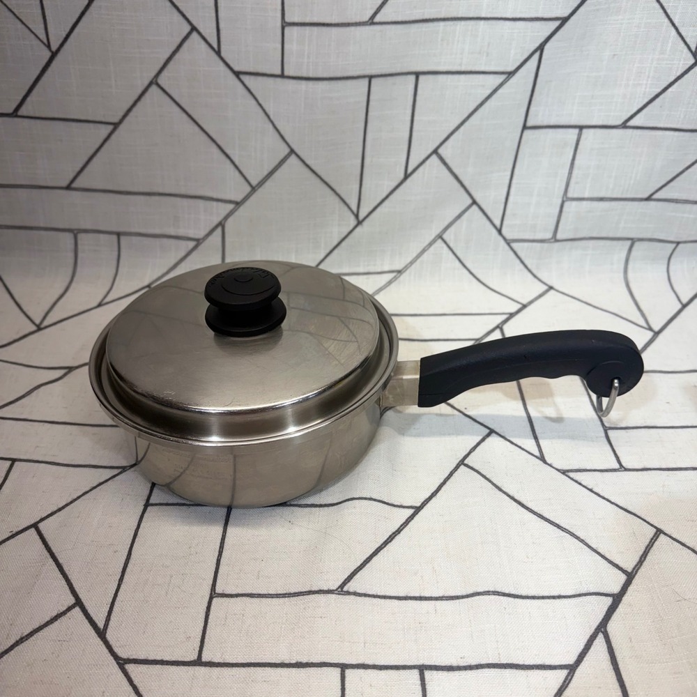 Saladmaster Saucepan Silver T304S 8" Stainless Steel Vapo-Lid Pot USA READ